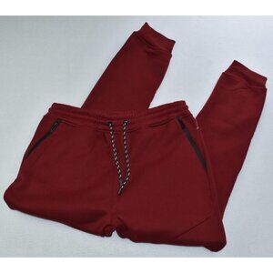 Zoo York Men's Jogger Size L Burgundy Drawstring Sweatpants Athleisure Gym